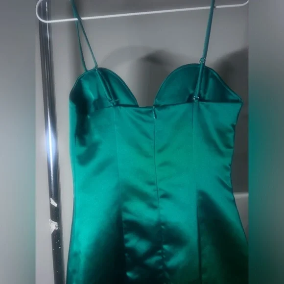 Mango Emerald green dress size XS - Picture 3 of 10